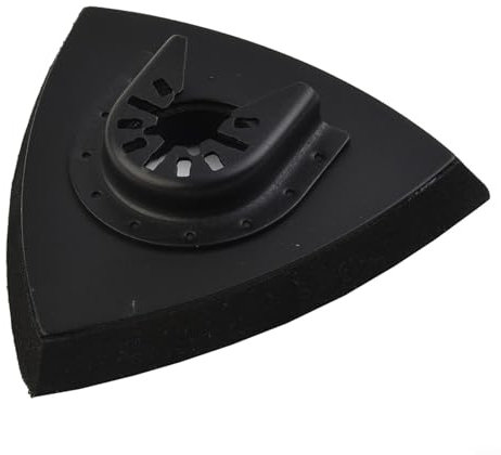 Sandyseptember Cabezales de lijado multiherramienta, almohadillas de lijado triangulares, ganchos y bucles oscilantes, accesorios de herramientas múltiples (80 mm)