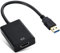 USB to HDMI Adapter, USB 3.0/2.0 to HDMI Adapter Full HD Multi-Display 1080P Video Audio Graphics Cable Output Multiple Monitors Compatible with Windows 7/8/8.1/10/11/XP for PC Laptop Projector HDTV