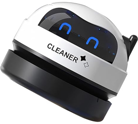 Desktop Vacuum, Automatic Vacuum Robot for Desk | Desktop Cleaner USB Charging with Nozzle, Detachable Design, Portable Mini Keyboard Vaccum Cleaner for Crumbs
