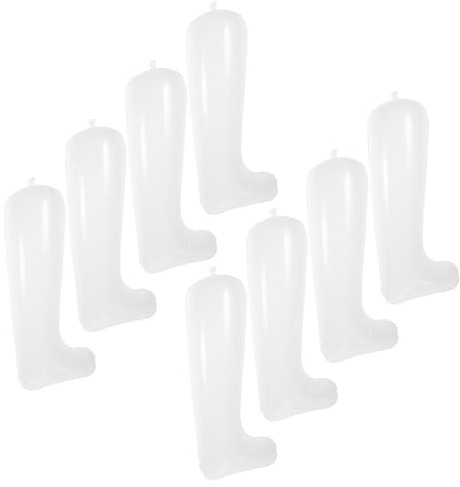 Ipetboom 8pcs Inflatable Thickened Pvc Boot Shaper Inserts for Knee-high Boots 32cm Tall Trees Tube Shaft Form Holders Space-saving Shoe Organizers for Women’s Long Shape Maintenance