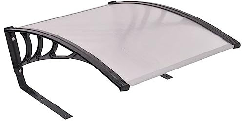'vidaXL Garage Roof for Robot Lawn Mower - Black and Silver, Weather-Resistant, Easy Assembly, Compact, Protective Cover for Outdoor Use, 77x103x46 cm
