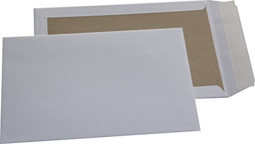 600 St. C4 Papprückwand Versandtaschen weiß 120 gr. Kuvert Haftklebend Briefumschläge HK Briefhüllen