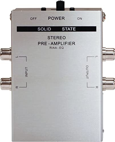 e Audio Pré-Amplificateur Phono A097M - Stéréo - Permet de connecter Une Platine Vinyle à Un système Hi-FI