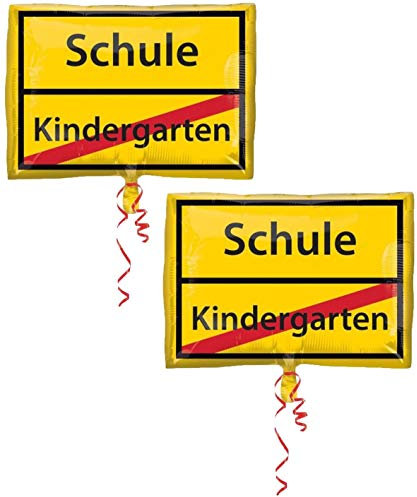 amscan 10019557 3582801-Folienballon Schulanfang, Spiel (2)
