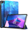MoKo Cover Compatibile con Lenovo Tab M10 Plus 10,6 (3° Gen) 2022, Ultra Sottile Leggero Supporto Custodia Compatibile con Lenovo Tab M10 Plus 2022 (con Smart Cover Auto Sveglia/Sonno), Notte Blu