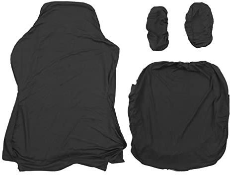 Funda para Silla de Oficina, Funda para Silla Gaming en Color Puro para el Hogar (Gris oscuro)