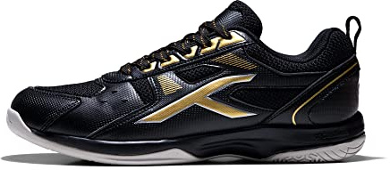 Hundred Herren HBFS-2M153-1-5 Sneaker, Black/Gold, 39 EU