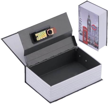 Buchtresor Mit Kombinationsschloss, Umleitungsbuch, Versteckter Tresor, Wörterbuchumleitung, Metall-Tresorschloss, Aufbewahrungsbox Für Geld, Schmuck, Dokumente Oder Wertsachen