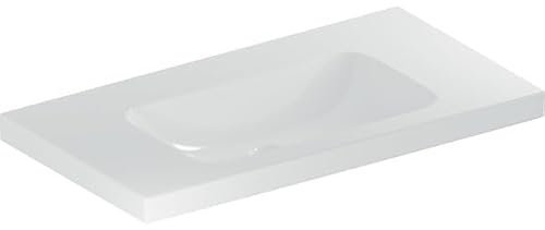Geberit iCon Light Waschtisch, 90 cm x 48 cm, ohne Hahnloch, ohne Überlauf,501840, 501.840.00.8, Farbe: Weiß