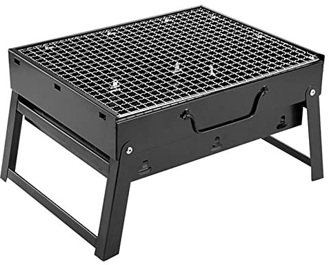 asdchZen Grill Spieße Mini Hause Holzkohle Grill Im Freien Tragbare Grill Faltbare Tragbare Camping Grill Edelstahl Grill Werkzeuge