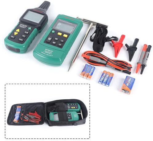 Ac/Dc Leitungsfinder, Kabeltester Stromkabel, Kabel-Detektor, Leitungssuchgerät, Kabelsucher, Stromkabel Cable Tracker, Drahtverfolger, Fehlerdetektor Lcd-Anzeige