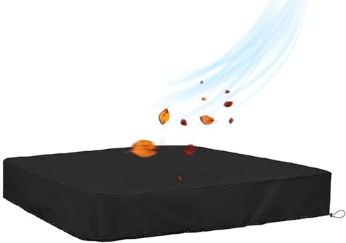 Sandkastenabdeckung – Sandkastenabdeckung für den Außenbereich | Regenabdeckung für Sandkasten | wasserdichte und staubdichte Abdeckung für Kinder | langlebiger Deckel für Box D