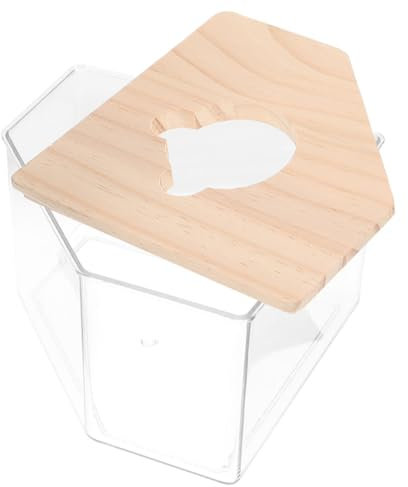 Toddmomy Hamster Sandbad Box Aus Acryl Multifunktionale Sandbad Und Toilettenschale Für Kleintiere Leicht Zu Reinigen Hygienisch Und Praktisch Für Hamster Mäuse Und Lemminge