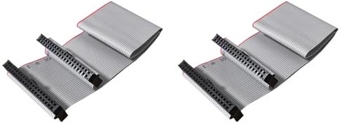 Booso 2X Cable de Datos de Reemplazo de 40 Cable IDE Hembra A Hembra Cable de Extensión de Datos IDE de Doble de 30 cm para Disco Duro de Servidor