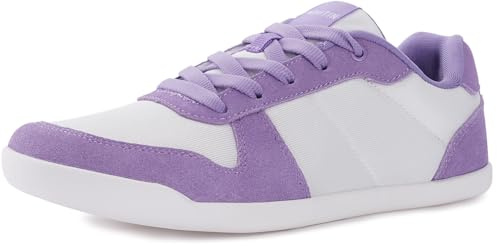 WHITIN Women’s Wide Toe Box Zero Drop Minimalist Barefoot Shoes Purple 7