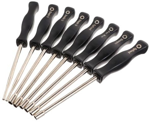 KOMBIUDA 8 Pièces Kit Tournevis Réglage Carburateur Poignée Ergonomique Outil Précis pour Tondeuse Moteur