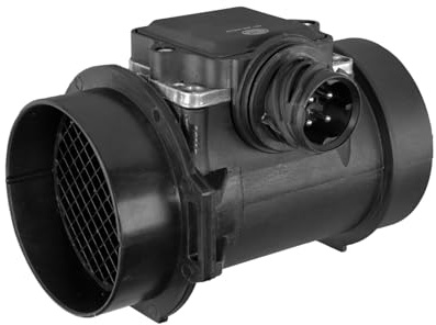 HELLA 8ET 358 348-031 Luftmassenmesser - 12V - 4-polig - Rohrstutzen | 8ET 358 348-031 Kompatibel mit 3 (E36),3 Cabriolet (E36),3 Coupe (E36),3 Touring (E36),5 (E39)