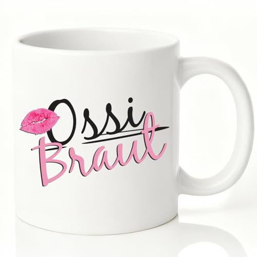 NetSpares Kaffeetasse Ossi Braut Osten DDR Geschenk Weihnachten Hochzeit Geburtstag