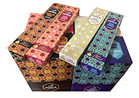 Hari Darshan Elixir of the East Incense Sticks - Assorted Noor - Oud - Agarwood - 4 Boxes x 15 g
