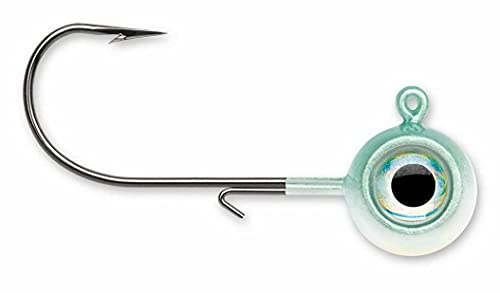 VMC NME Neon Moon Eye Jig 3/8 oz - Blue Back Herring - Pack of 4 Jig Heads