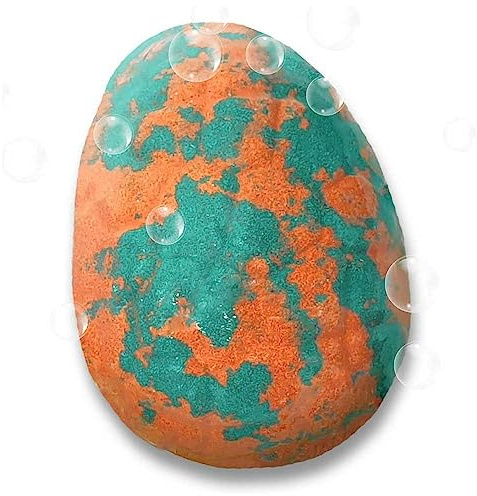 SES Creative 25125 - Dino-Badebomben surprise, Schöne, große Badebombe (160 g), Überraschung für Kinder,kosmetisch getestet