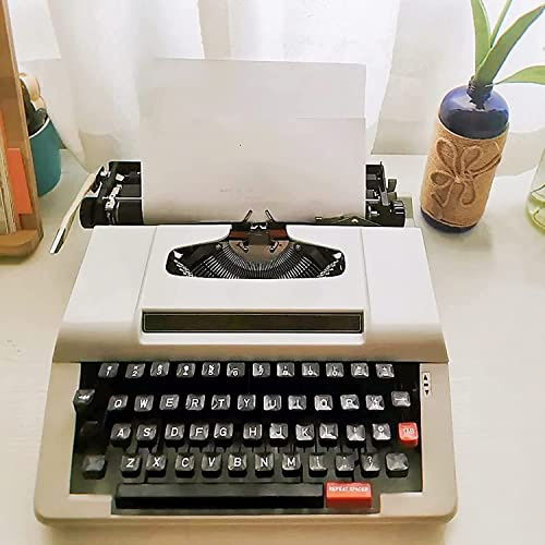 AALGO Macchina da Scrivere Vintage Meccanica Classica Manuale retrò Portatile Wireless Macchina da Scrivere Funzionante con Valigia E Nastro,Regali per Amanti Vintage