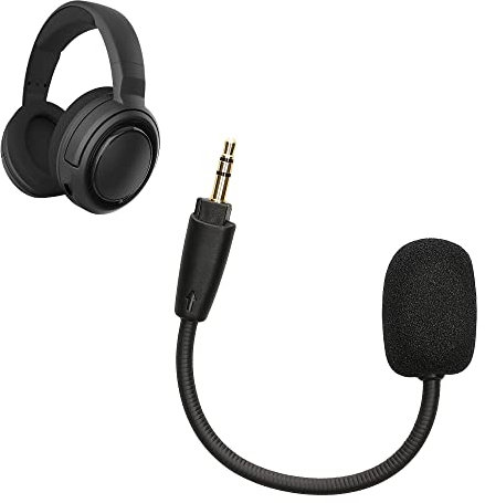 kwmobile Microphone de remplacement compatible avec Corsair HS35 / HS45 - Micro de rechange pour casque audio casque gaming - noir