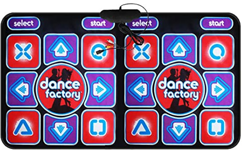 IUNSER Alfombra de baile de música, alfombrilla doble, antideslizante, regalo de baile, alfombrilla para el suelo del juego, día de San Valentín, juego electrónico para el hogar, accesorio compatible