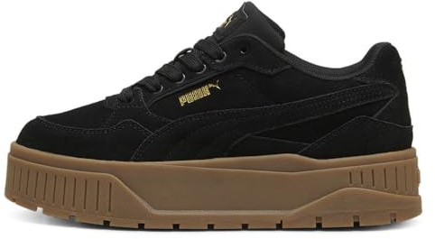 PUMA Women's Karmen II Idol SD Sneaker, Black Black Gold, 5.5 UK