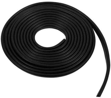 Klanata 3M Kantenschutz Gummi U-Profil Universal Auto Türdichtung Flexibel Kederband Kratzschutz Dichtungsstreifen Schwarz