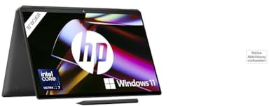 HP Spectre x360 2-in-1 Laptop, 16 WQXGA IPS Touchscreen, Intel Core Ultra 7 155H, Intel Evo, 16 GB DDR5 RAM, 1 TB SSD, Intel Arc Graphics, Windows 11, QWERTZ, Schwarz 700 Multi Pen