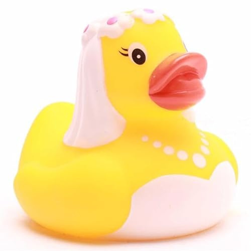 Duckshop Badeenten Hochzeit Dutch Ducky (Badeente Braut)