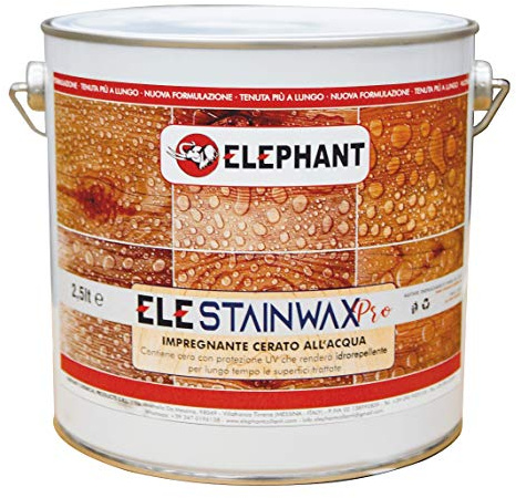 Ele Stainwax Pro Lasure pour bois à l'eau 2,5 l Blanc