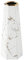 20cm Vase de Blanc Or marbre Céramique vases decoratifs Design Haut pour Maison, fête, Centre de Table de Mariage