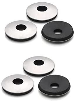 ANSIEDIO EPDM-Dichtscheiben mit Neoprenbeschichtung aus Edelstahl für Schrauben, M6.3×16mm,50 pcs