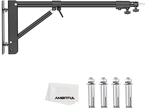AMBITFUL Dreieck Wandmontage Boom Arm Lichtstativ für Fotografie Studio Video Strobe Blitzlicht