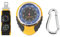 Barometer + Höhenmesser + Kompass + Thermometer 4-In-1 Tester, Outdoor-Wandern Klettern Skifahren Radfahren Notwendige Ausrüstung Luftdruck Temperatur Höhe Batterieloser Tester Mit Metallhaken