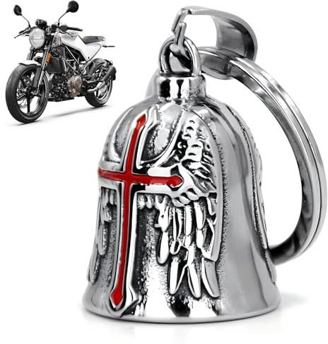 Wohlstand Bells für Motorräder,Glocke,Motorradglocke | Motorradglocke Schutzengel,Guardian Bell Zubehör oder Schlüsselanhänger für Biker-Geschenke