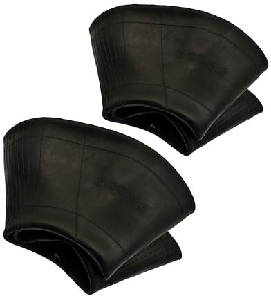 2x Luftschlauch Schlauch 15x6.00-6 mit TR87 Winkelventil kompatibel Aufsitzmäher Rasentraktor