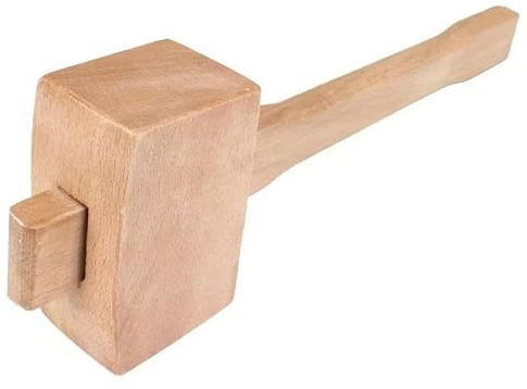 1Pcs FAI DA TE In Pelle di Faggio Martello di Legno 84/100/130mm Carpenter Intaglio In Legno Mallet Battere Strumenti a Mano per la Lavorazione Del Legno