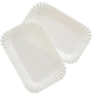 FRCOLOR 100piezas Platos De Papel Desechables Impermeables y Antiadherentes Para Cumpleaños De Unidades Para Fiestas y Servicios De Comida