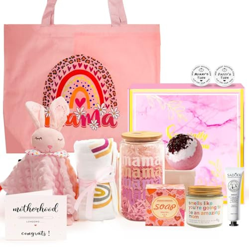 New Mom Gifts, New Mom Care Package After Baby, Baby Shower Gifts for Mom to Be, Pregnancy Gifts for Expecting Mom, New Mom Gift Basket, Mothers Day Gift for New Mom