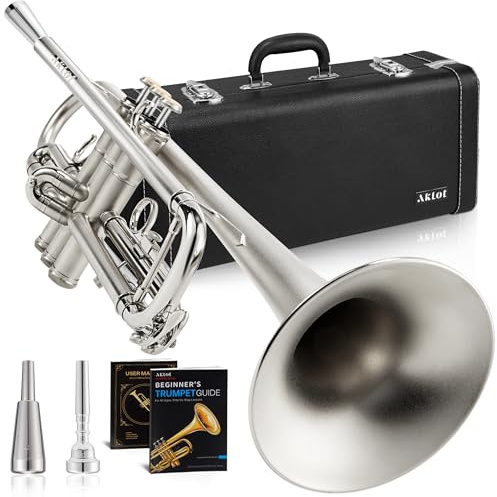 AKLOT Bb Trompeteninstrument, Silber