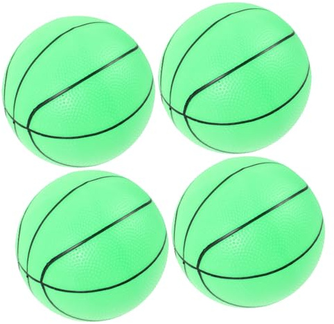 TOYANDONA 1juego Baloncesto Luminoso Infantil De Juguete Inflable Al Aire Incluye Inflador y Bolsa De Transporte