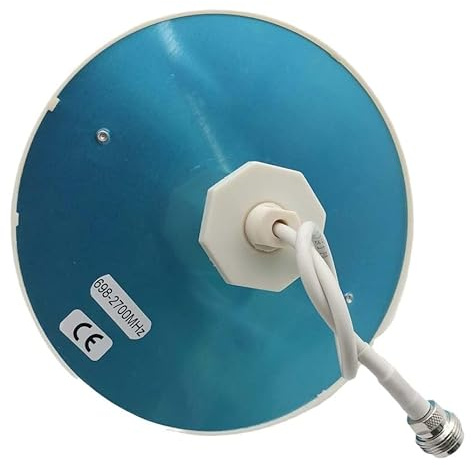 Antena omnidireccional 5G para montaje en techo interior 800-3700MHz N conector hembra 5dBi ganancia baja VSWR ≤1.5 Antena de amplificador de señal para LTE 4G 5G NR Router módem potenciador de red