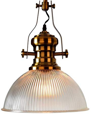 MMRTDJDR a Sospensione Vetro in Stile Industriale Tradizionale Luci appese Lights Restaurant lampadario Illuminazione Interna Unica per Famiglia, Soggiorno, Hotel, soppalco, apparecchi Belli e