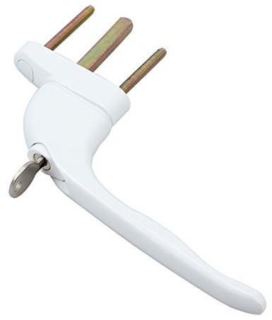 Maniglia Finestra Affidabile 10pcs Con Chiusura A Chiave Maniglia In Linea Maniglie Tasti Security Sicurezza Della Finestra Kit Per Homeliving 43mm Bianco