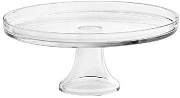 SWEET HOME Alzata tonda per dolci e frutta in vetro trasparente cod.AD00670LU cm 13,2h diam.31,5 by Varotto & Co.