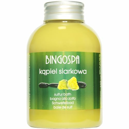 BINGOSPA Mousse au Soufre pour le Bain - Produits Contre les Callosités, Soin de la Peau et des Cheveux - 500ml