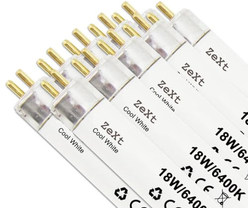 ZeXt 10x Leuchtstofflampe Leuchtstoffröhre 18W 864 6400K Tageslicht Neonlampe 60cm T8